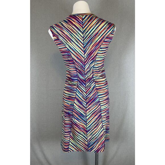 Title Nine Dream Dress Athletic Fit 
 Striped Fun Colorful Size Small Excellent - Picture 5 of 13